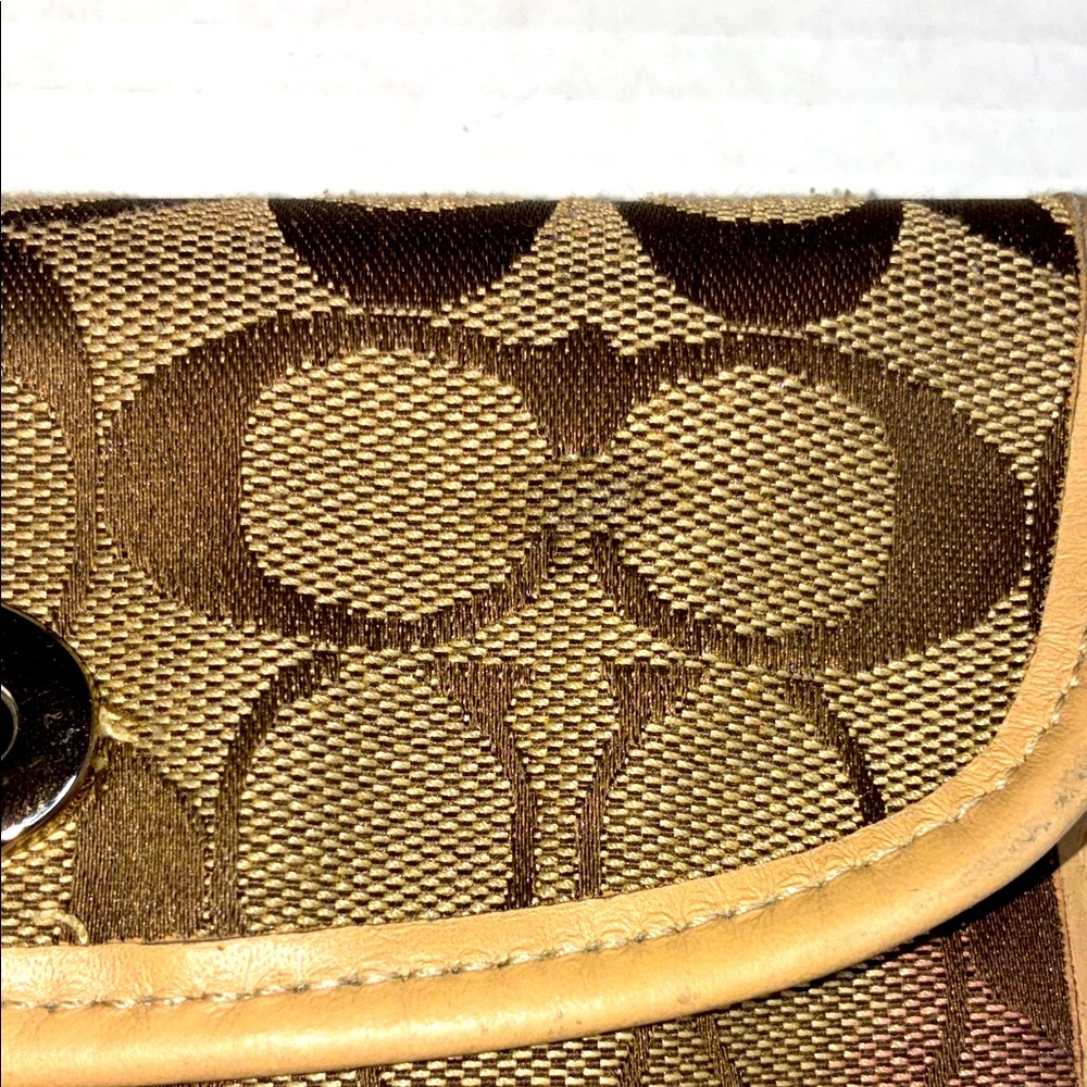 Vintage Coach Park Signature Canvas Wallet, AS IS - Picture 5 of 16